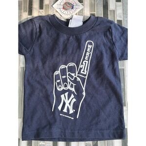 MLB New York Yankees baby Shirt Size 6 months NWT Soft as A Grape #1 Fan